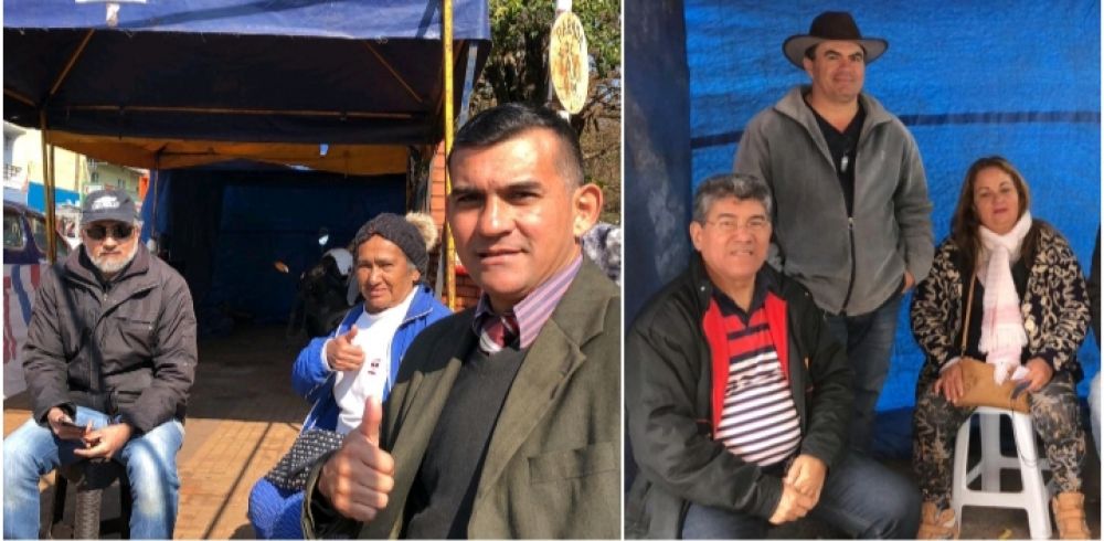 Los anti Acevedo retiraron ataúd y carpa de la resistencia del Hospital Regional