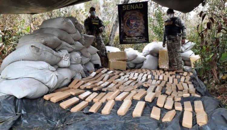 Senad reporta perjuicio al narcotrafico de US$ 174 millones en el primer trimestre