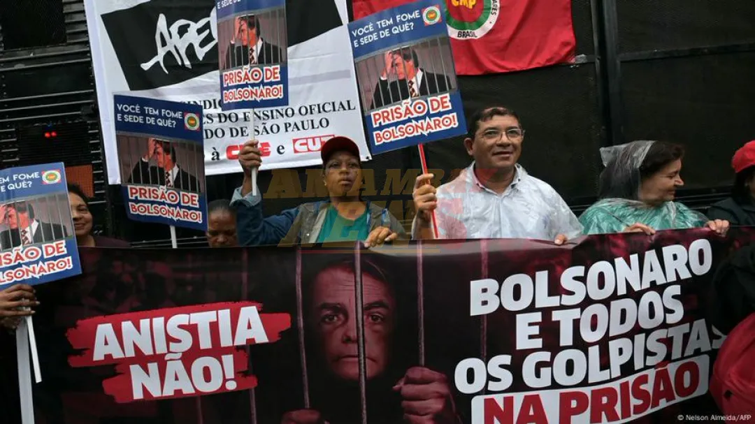 Cientos protestan en Brasil exigiendo prisión para Bolsonaro