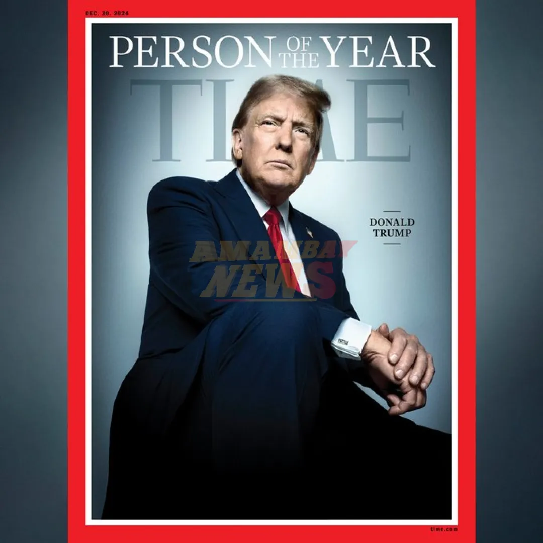 Revista Time nombra a Donald Trump persona del año