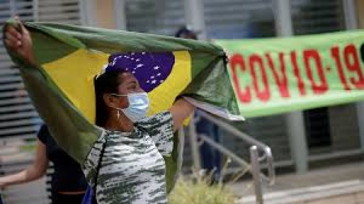 Brasil tiene un promedio de 248 muertes diarias por Covid