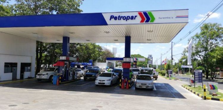 Petropar también subirá precios de combustibles desde este jueves