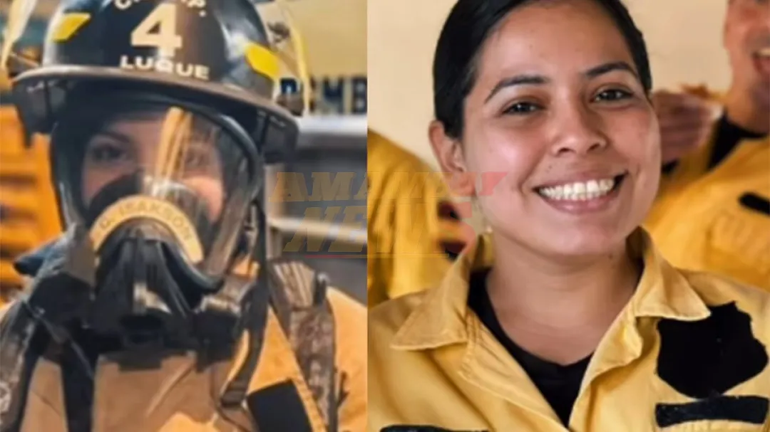 Bomberos rinden homenaje a voluntaria fallecida en accidente de tránsito