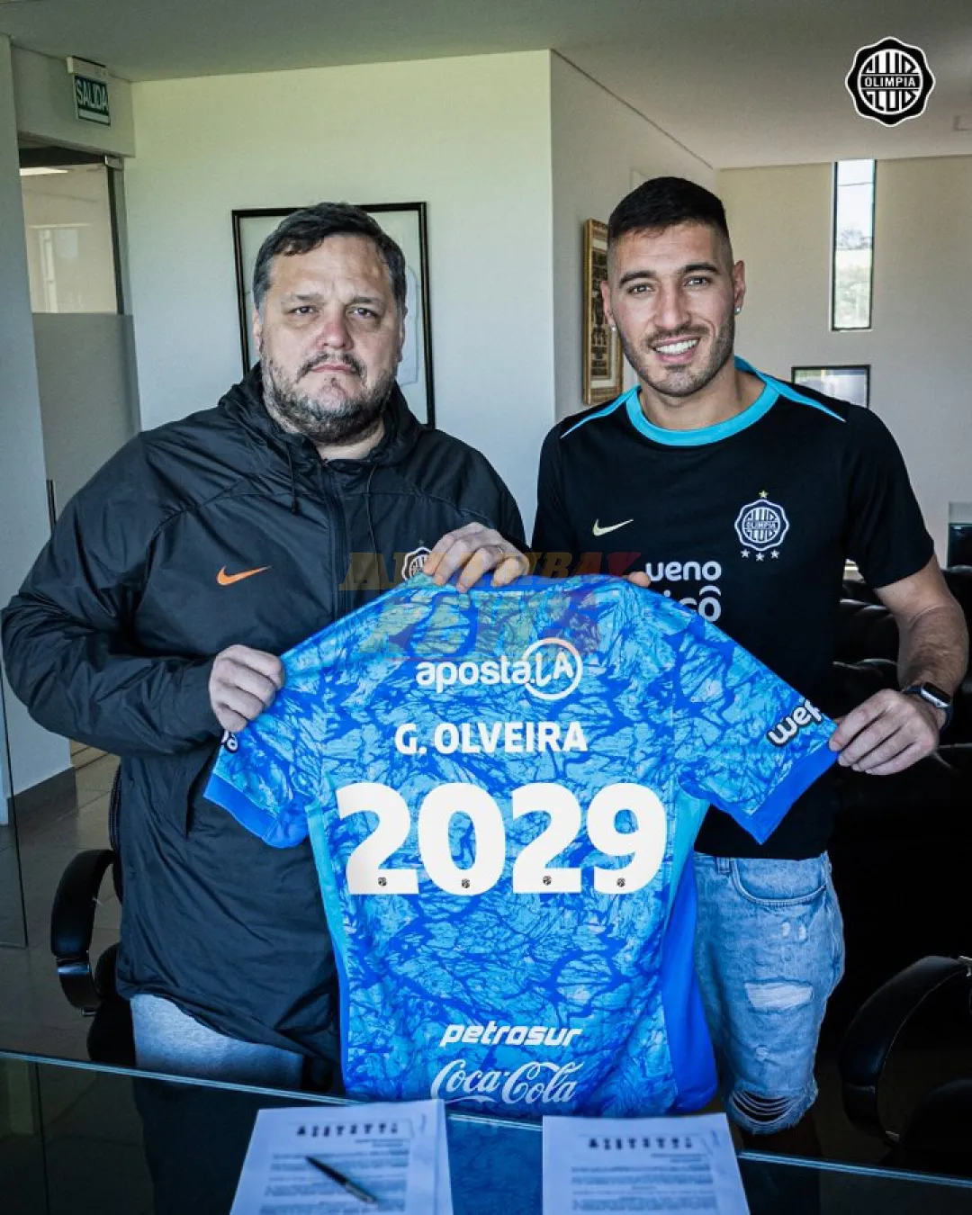 Olimpia lo hace oficial: Gastón Olveira hasta el 2029