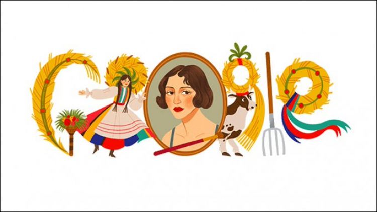 Un doodle dedicado a la pintora Zofia Stryjenska, a 130 años de su nacimiento