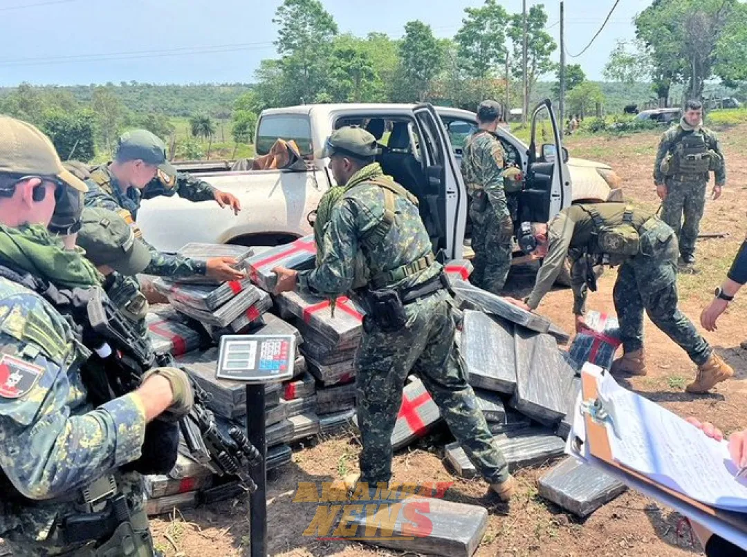 SENAD y FTC incautan toneladas de drogas y vehículos en base narco de alias “Macho”