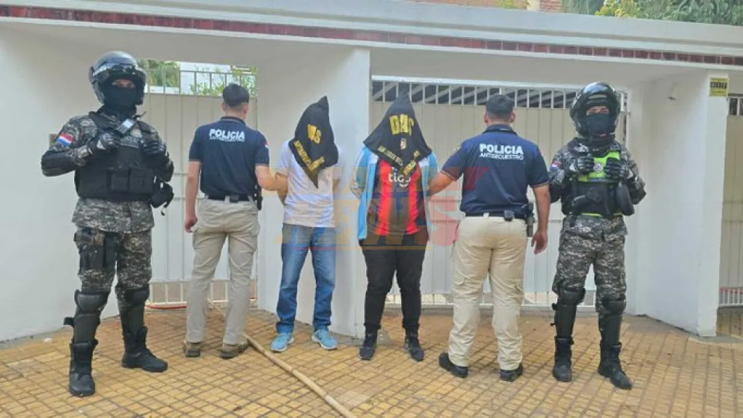 Caen presuntos extorsionadores que pedían dinero para “polladas” en Asunción