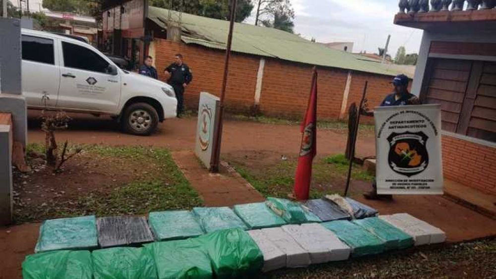 Incautan más de 380 kilos de marihuana en Capitán Meza
