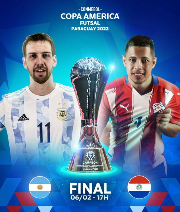 Paraguay-Argentina, la gran final de la Copa América Futsal
