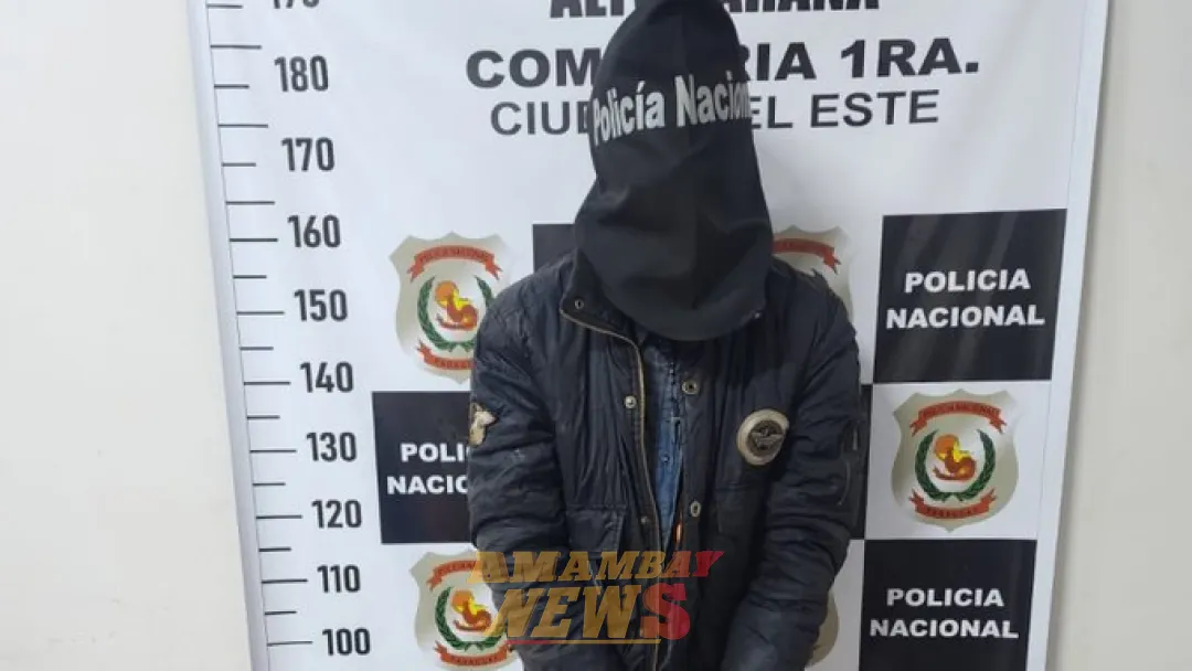 Hombre con arresto domiciliario es sorprendido en intento de robo en Ciudad del Este