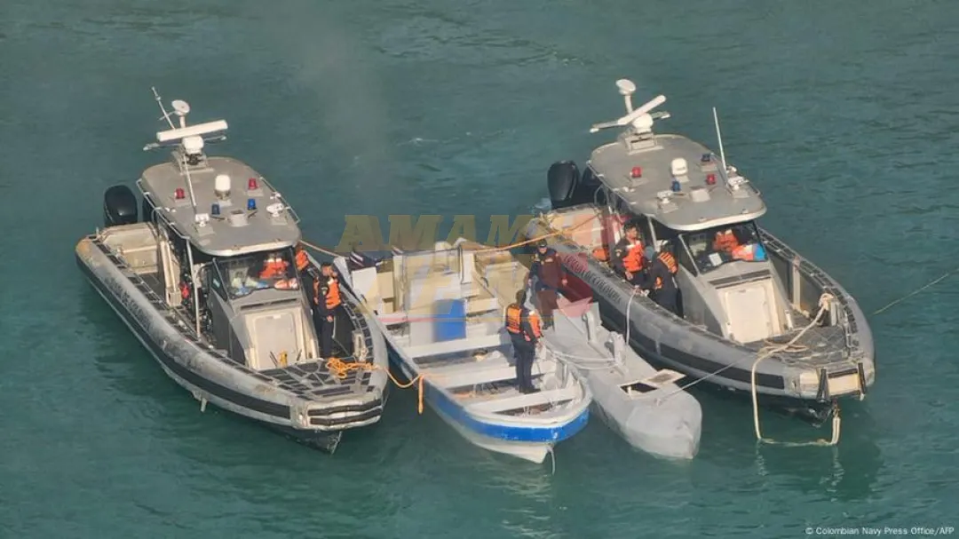 Colombia incauta por primera vez narcosubmarino no tripulado