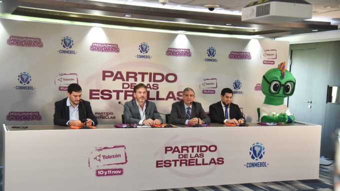 Conmebol y Teletón lanzan segunda edición del partido de las estrellas