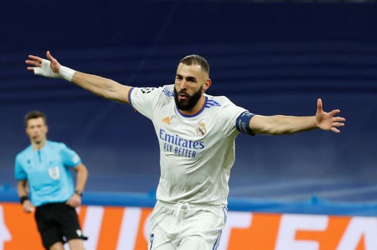 Benzema marca el gol 1.000 del Real Madrid en Champions