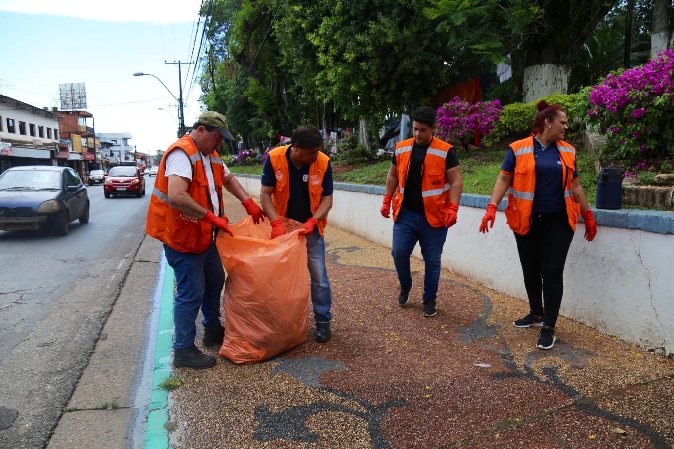 Caacupé: Retiran más de 80.000 kilos de basura en 10 días