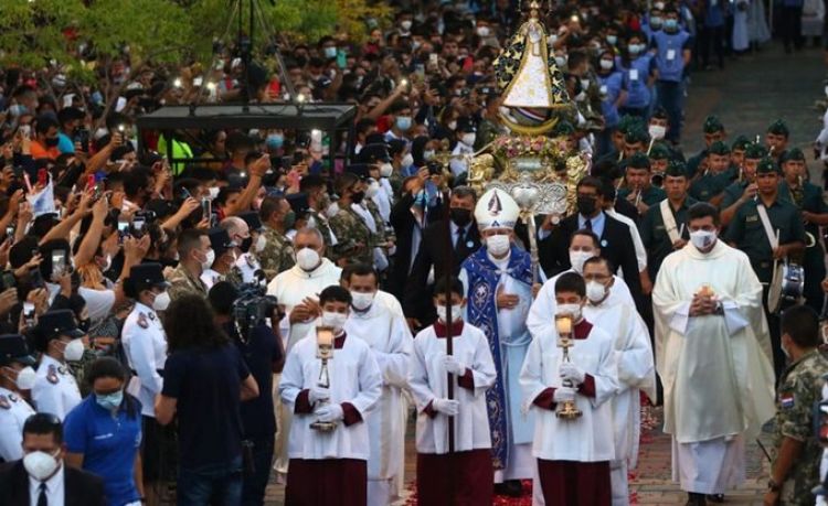 Salud Pública resalta que alto porcentaje de peregrinantes no usaron tapabocas