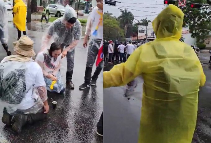 Desvinculados de Itaipú apuntan a Lea Giménez como responsable y denuncian represión policial