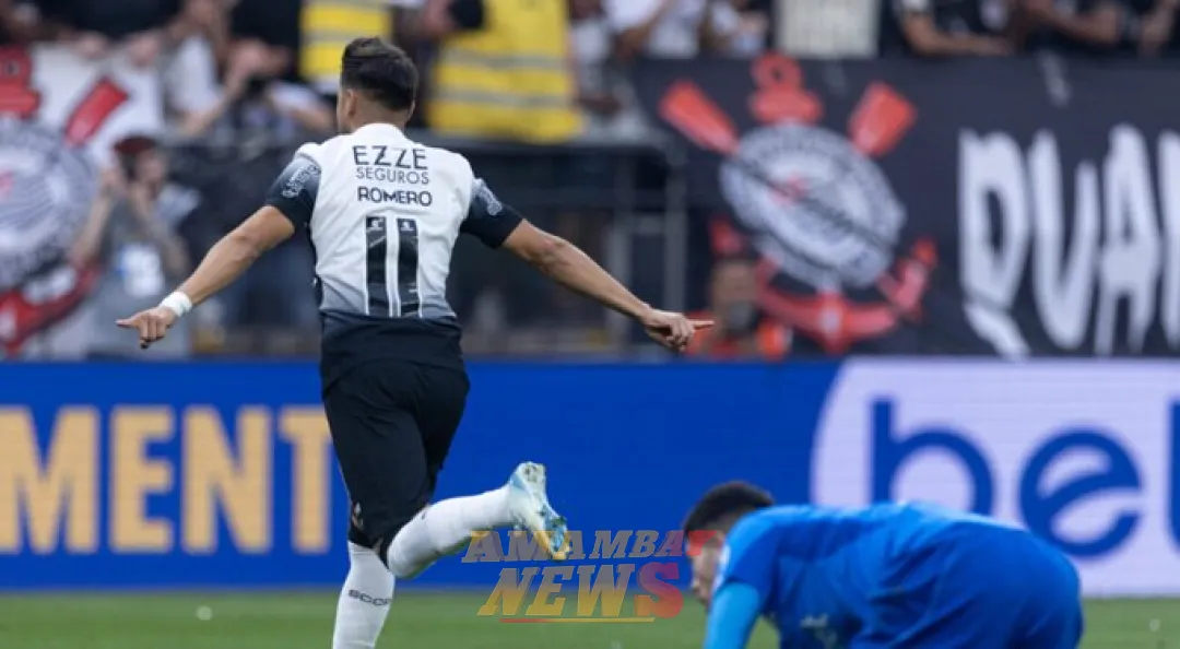 Ángel Romero anota el gol de la victoria para Corinthians en el clásico ante Flamengo