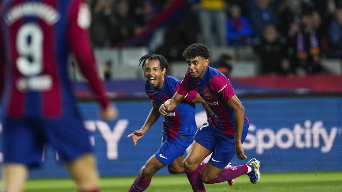 Un golazo de Lamine Yamal desatasca al Barça