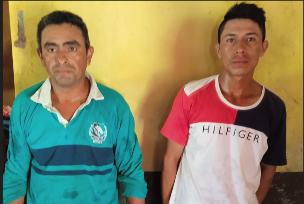 Amambay: Cuatreros detenidos con cortes de animal vacuno producto de supuesto abigeato