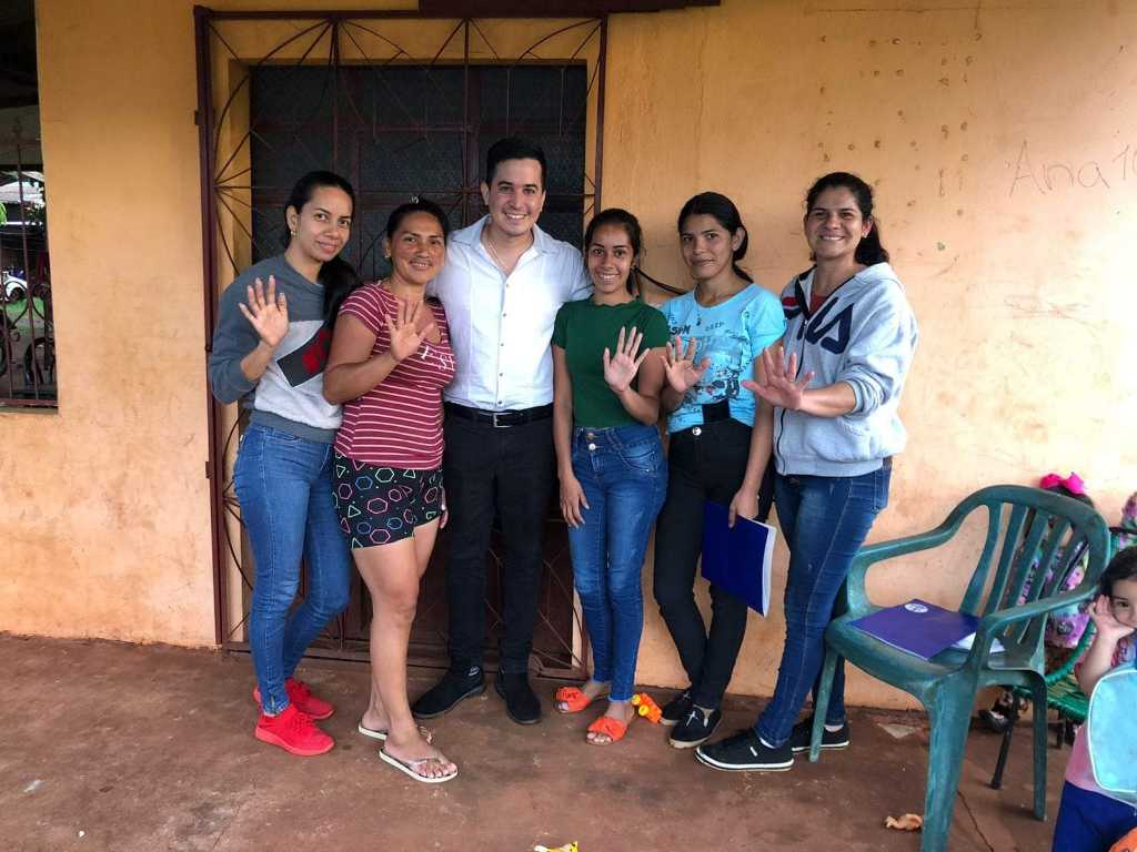 Lista-9: Recorrido en Amambay, del precandidato a concejal Alejandro Rojas