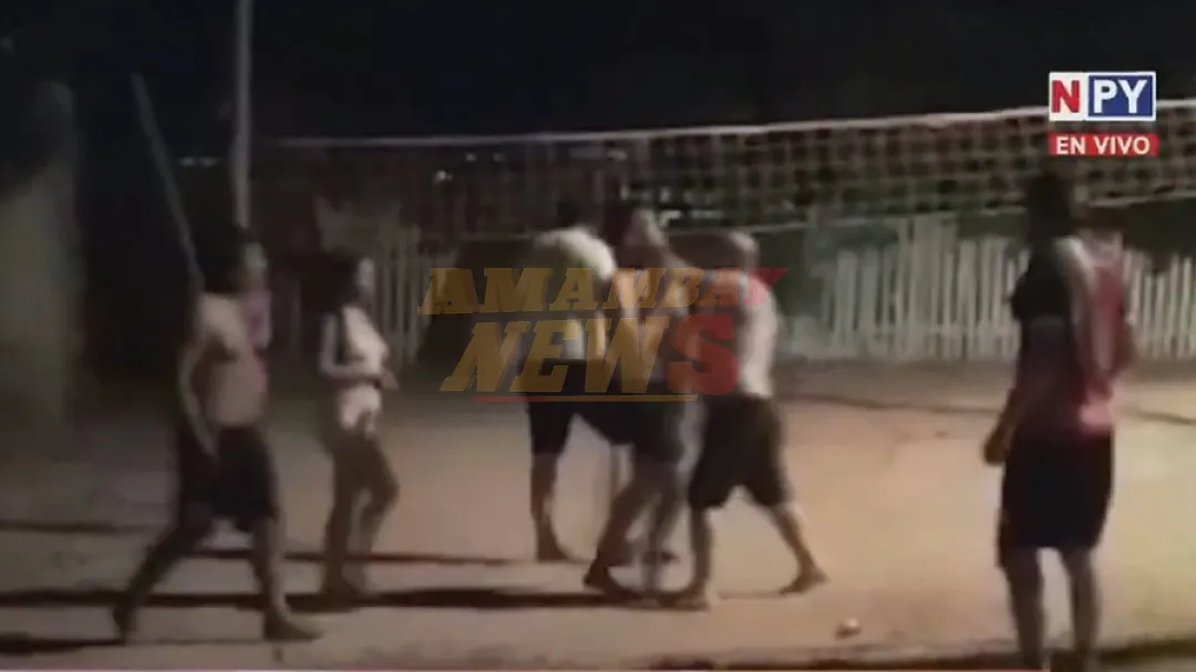 Suboficial saca su arma y dispara en plena cancha de piki vóley en Coronel Oviedo