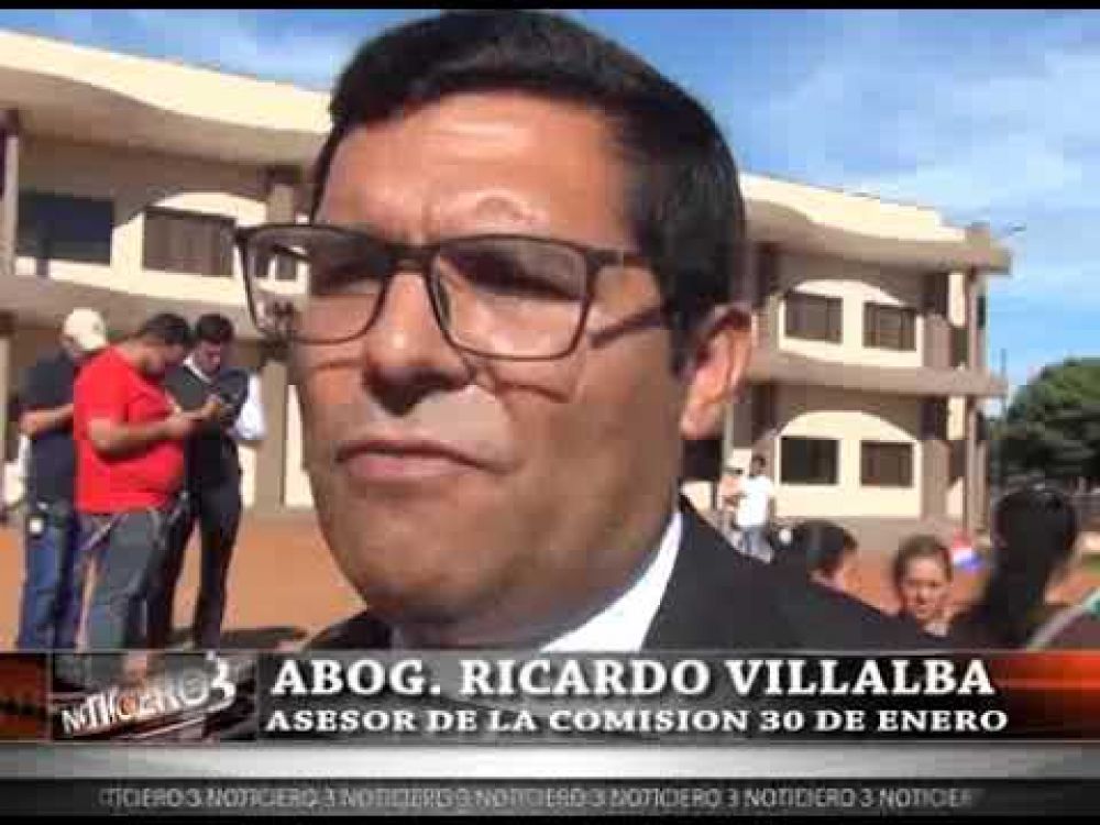 Ricardo Villalba obliga a invasores a manifestarse en Pedro Juan