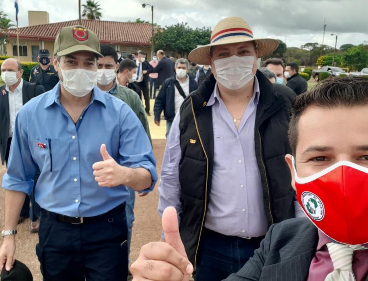 Marito se jacta del cierre de frontera Pedro Juan - Ponta Porã con total precariedad