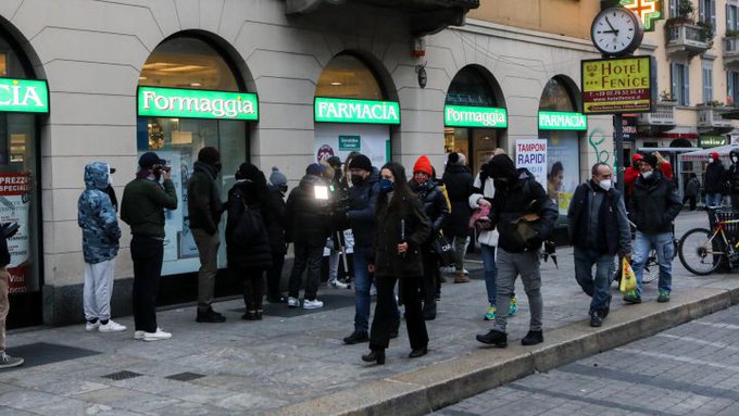 Temporada de gripe en Italia; se encamina a superar los 14 millones registrados