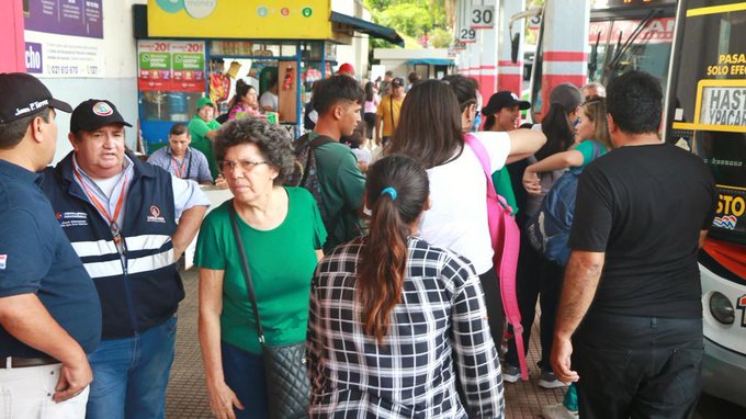 Caacupé: más de 154 mil personas pasaron por la Estación de Buses