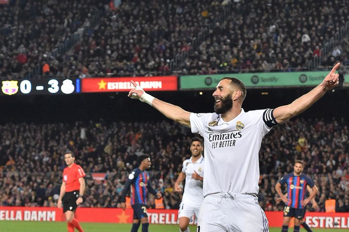 Real Madrid arrolla al Barcelona y es finalista de la Copa del Rey