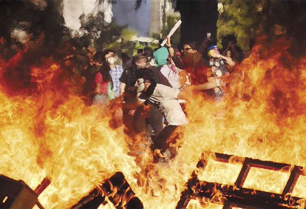 CIDH condena represión y vandalismo en Chile