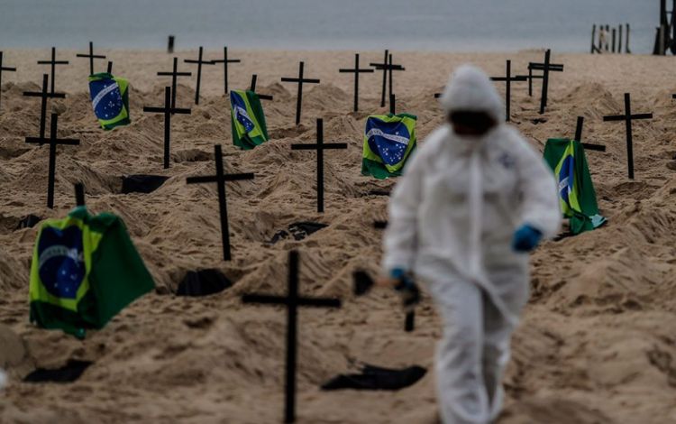 Covid-19: Brasil registra 287 muertes en 24 horas, dice Salud