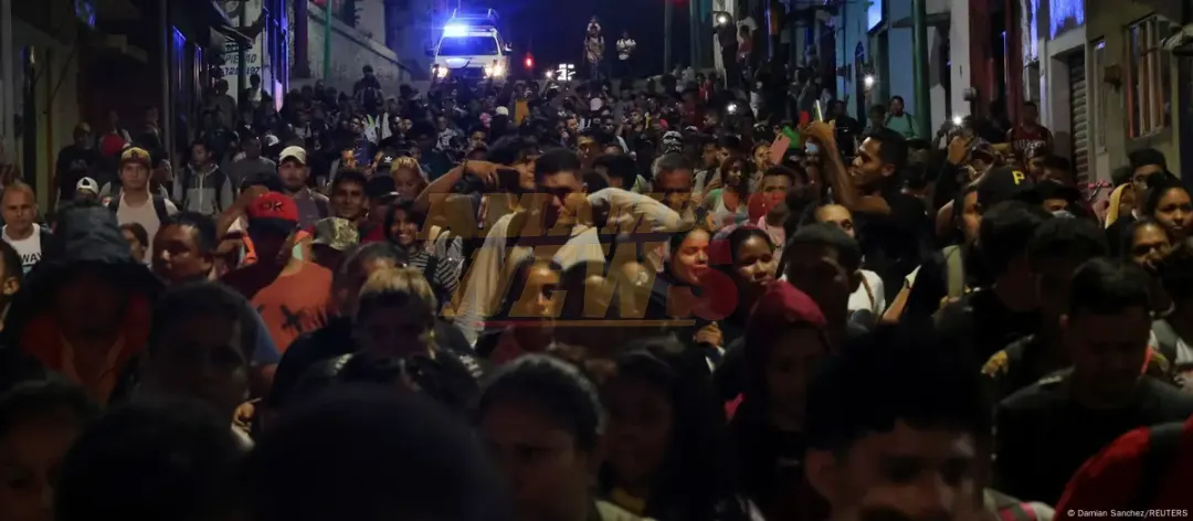 Primera caravana migrante de 2025 partió del sur de México