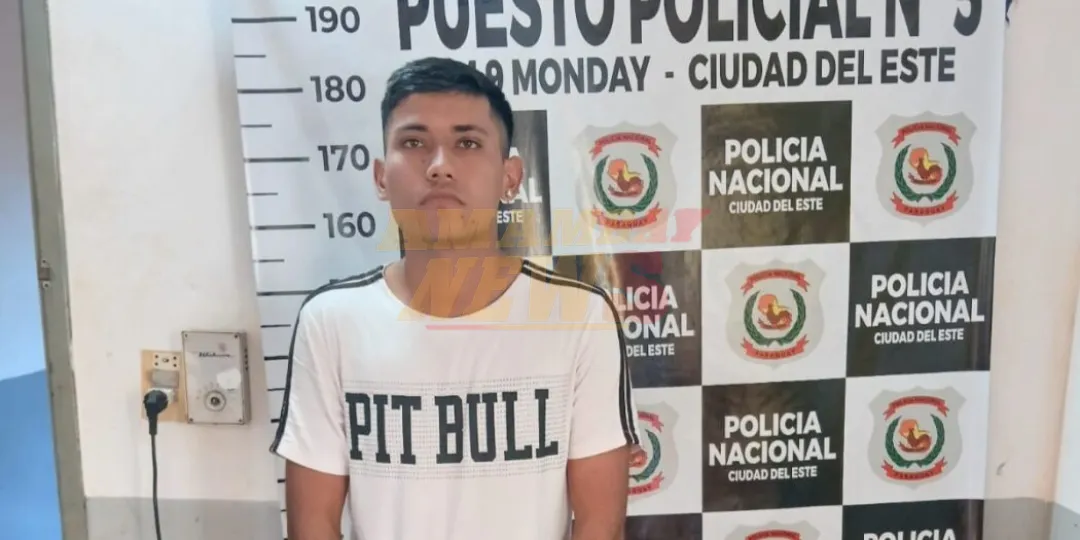 Detienen a joven sindicado por violento asalto a cambista en Ciudad del Este