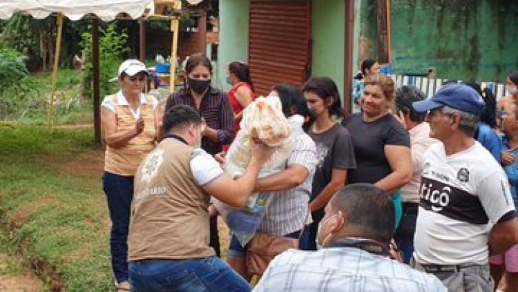 Denuncian politización en entregas de víveres en Concepción