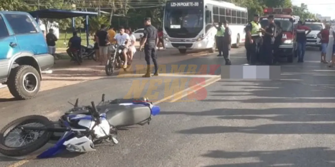 Motociclista falleció arrollado en Limpio
