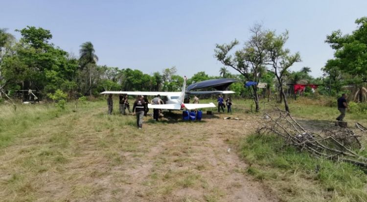 Detectan pistas clandestinas en Concepción e incautan dos avionetas