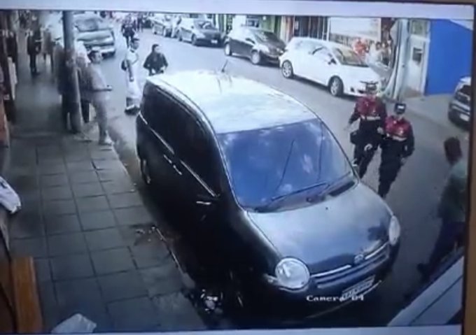 Furioso PMT de Ñemby rompió un retrovisor y agredió a un hombre