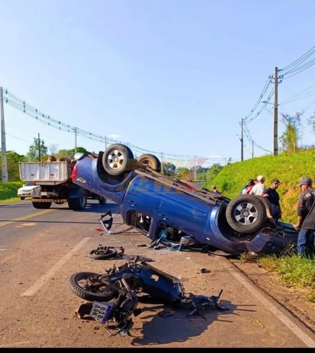 Accidente con derivación fatal en Tacuara