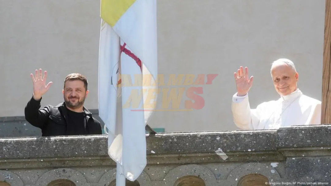 León XIV recibe a Zelenski en Castel Gandolfo