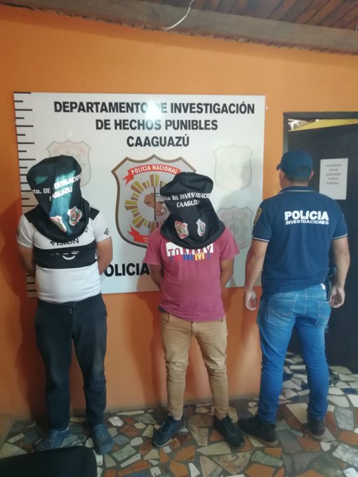 Detienen a dos hombres por robo de dinero en Caaguazú