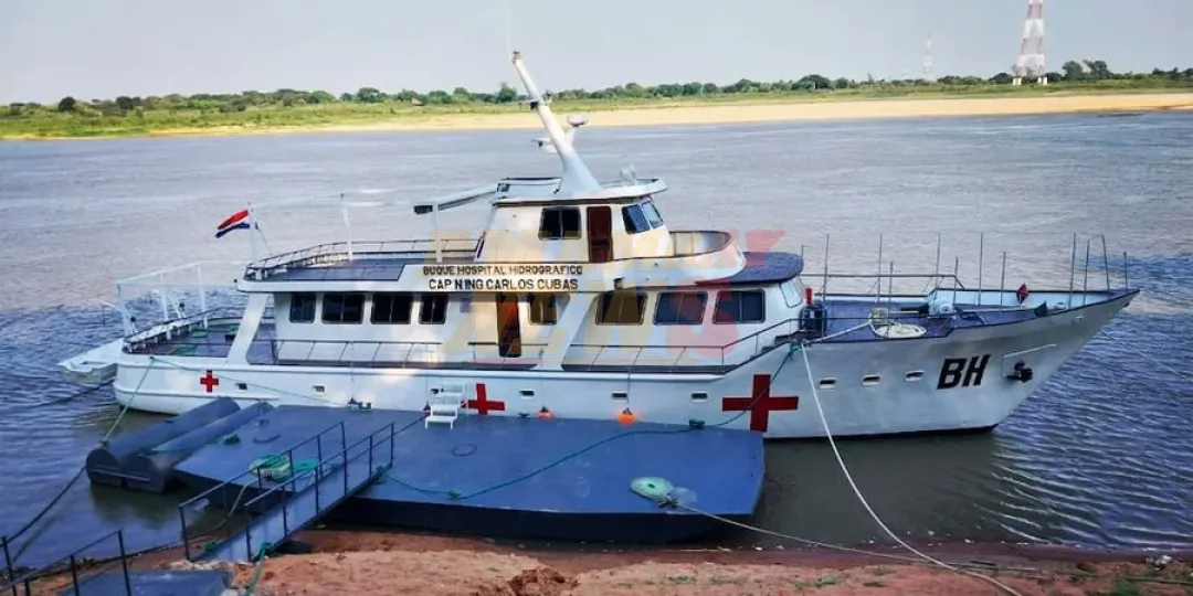 El buque hospital de la Armada realizará su primera misión médica en Alberdi