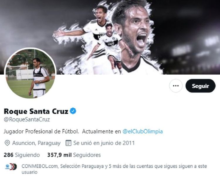 Miles de olimpistas abandonan a Roque Santa Cruz en redes