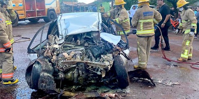 Choque fatal en Minga Por: brasileo muere tras impactar contra un camin