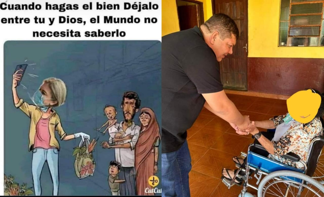Juancho Acosta, utiliza la necesidad de las personas para promocionarse como Gobernador