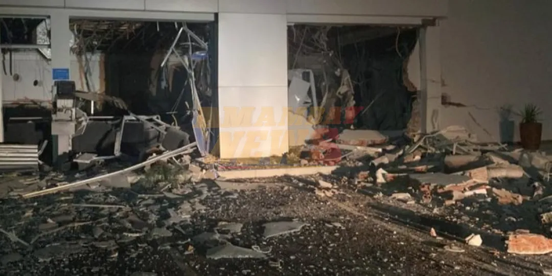 Asaltaron y detonaron bóveda de un banco en Naranjal