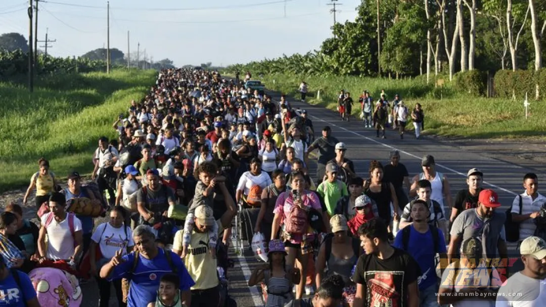 Avanza por el sur de México otra caravana con 2.000 migrantes con rumbo a EE.UU.