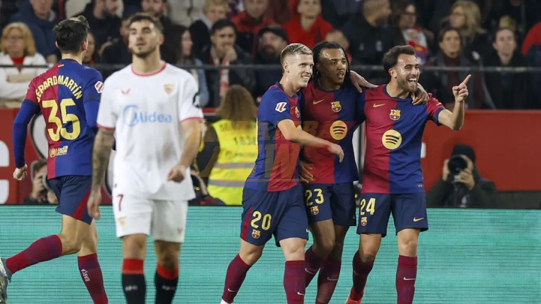Barcelona liquida al Sevilla y se acerca a la punta