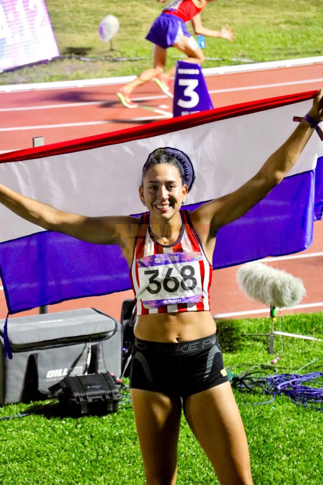Ana Paula Argüello, medalla de bronce en heptatlón