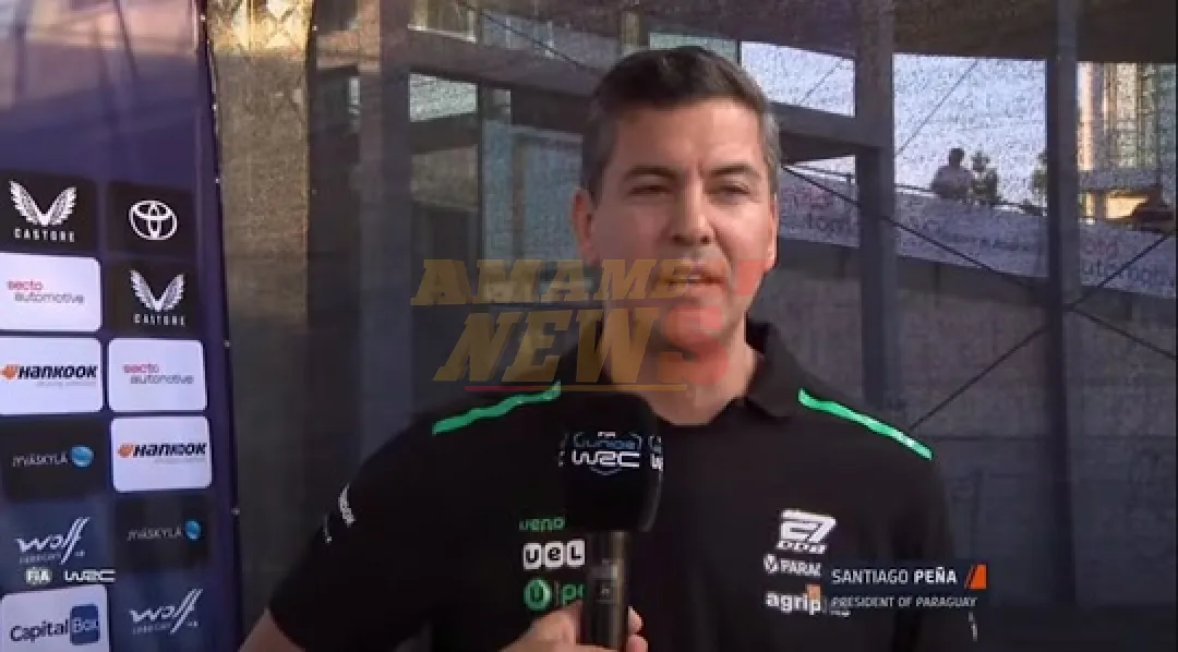 Santi asiste a la largada del Rally de Finlandia y respalda al holding beneficiado